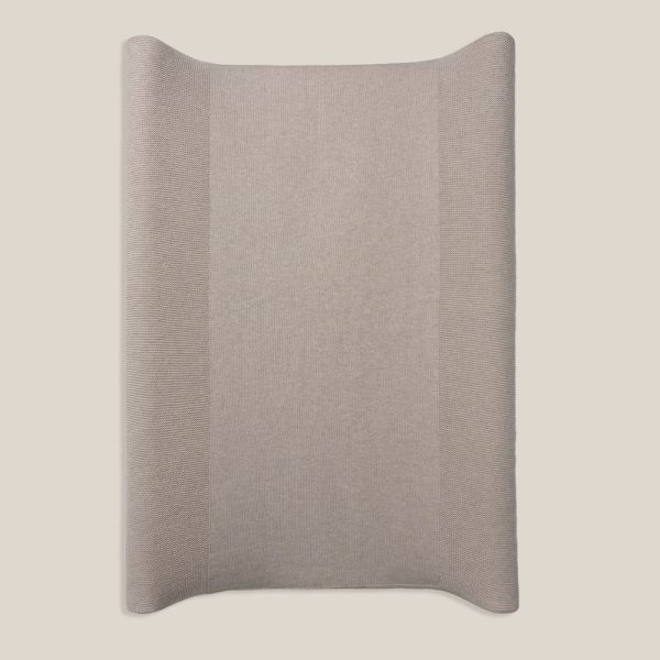 Beige changing pad cover 50x70 cm made of organic cotton for babies from Petite Amélie 