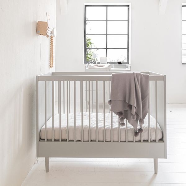 Convertible cot bed 140x70 | Milenne | Grey ️Petite Amelie