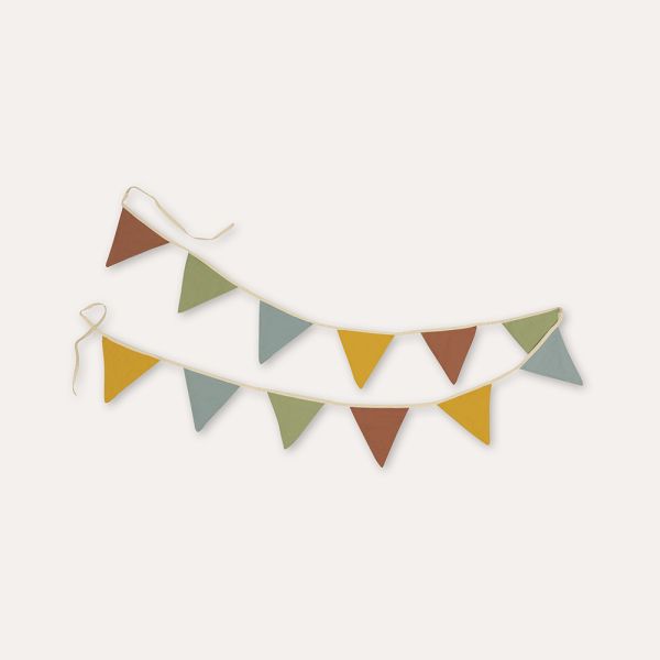 Kids bunting 400 cm in multicoloured cotton from Petite Amélie 