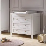 Nursery chest of drawers Milenne White Petite Amelie