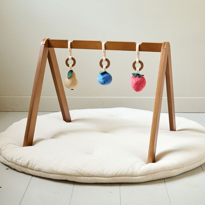 Baby play gym Fruit in walnut Petite Amelie