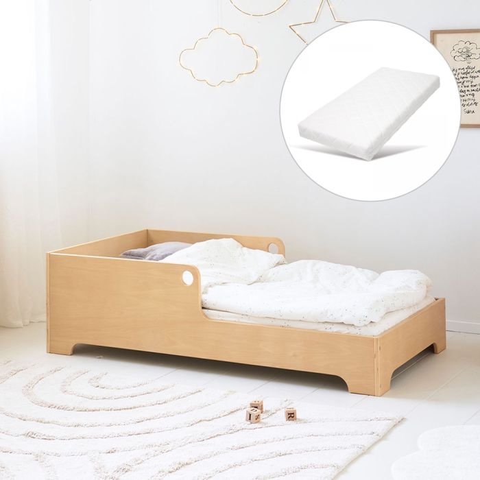 Montessori Toddler Bed 70x140 cm with Mattress Petite Amelie