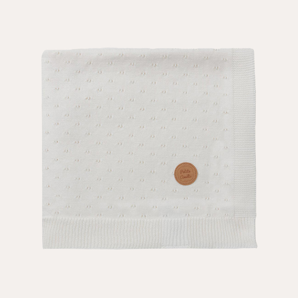 COT BLANKET 80 X 100 CM| IVORY